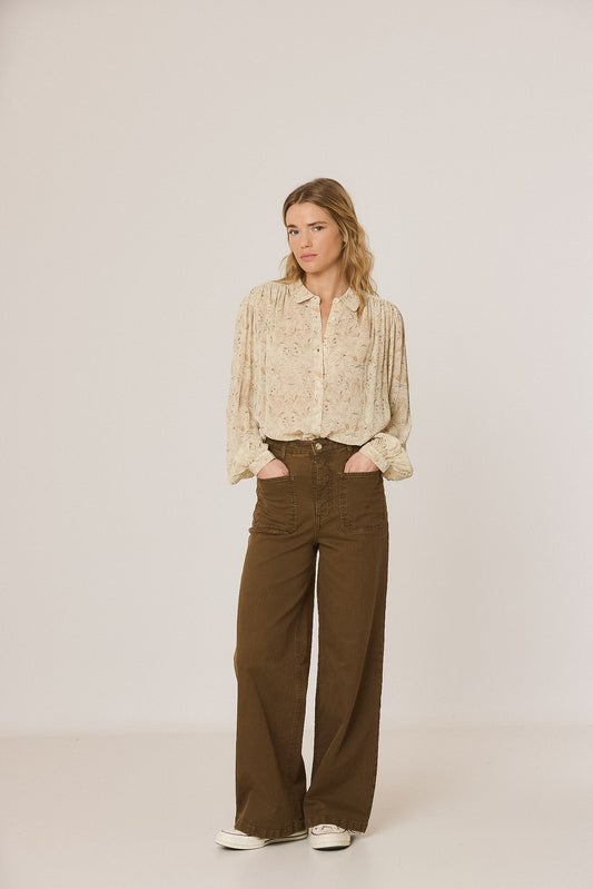 VIENNA WIDE-LEG TROUSERS 1