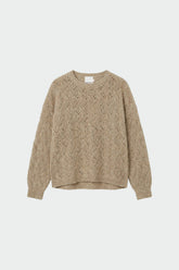DECORATIVE SWEATER WITH ALPACA