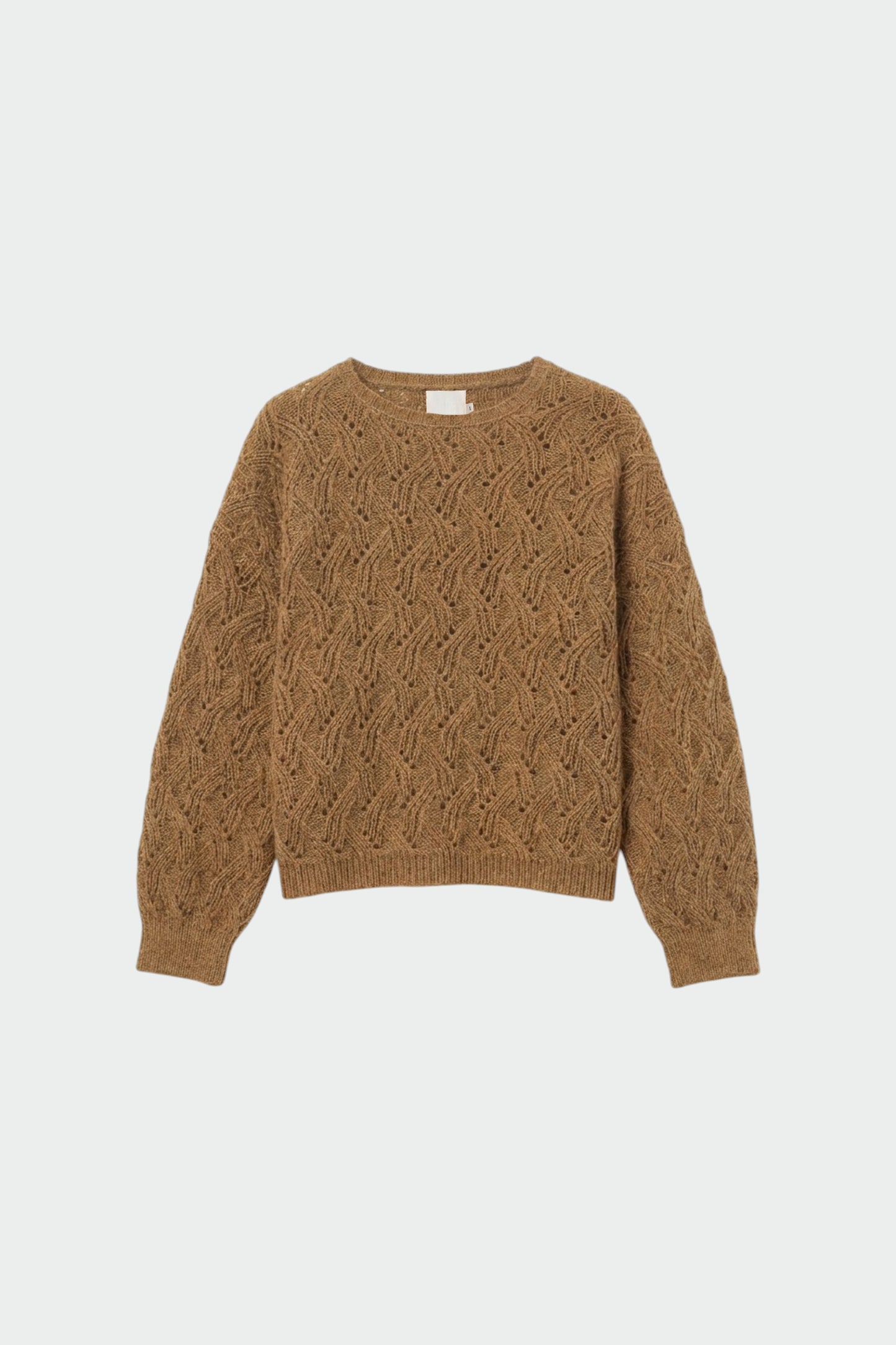 DECORATIVE SWEATER WITH ALPACA