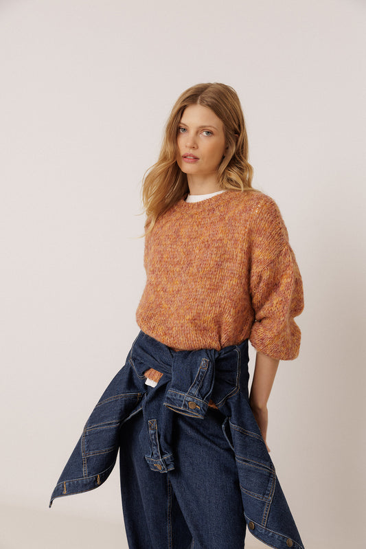 DECORATIVE MELANGE SWEATER 3