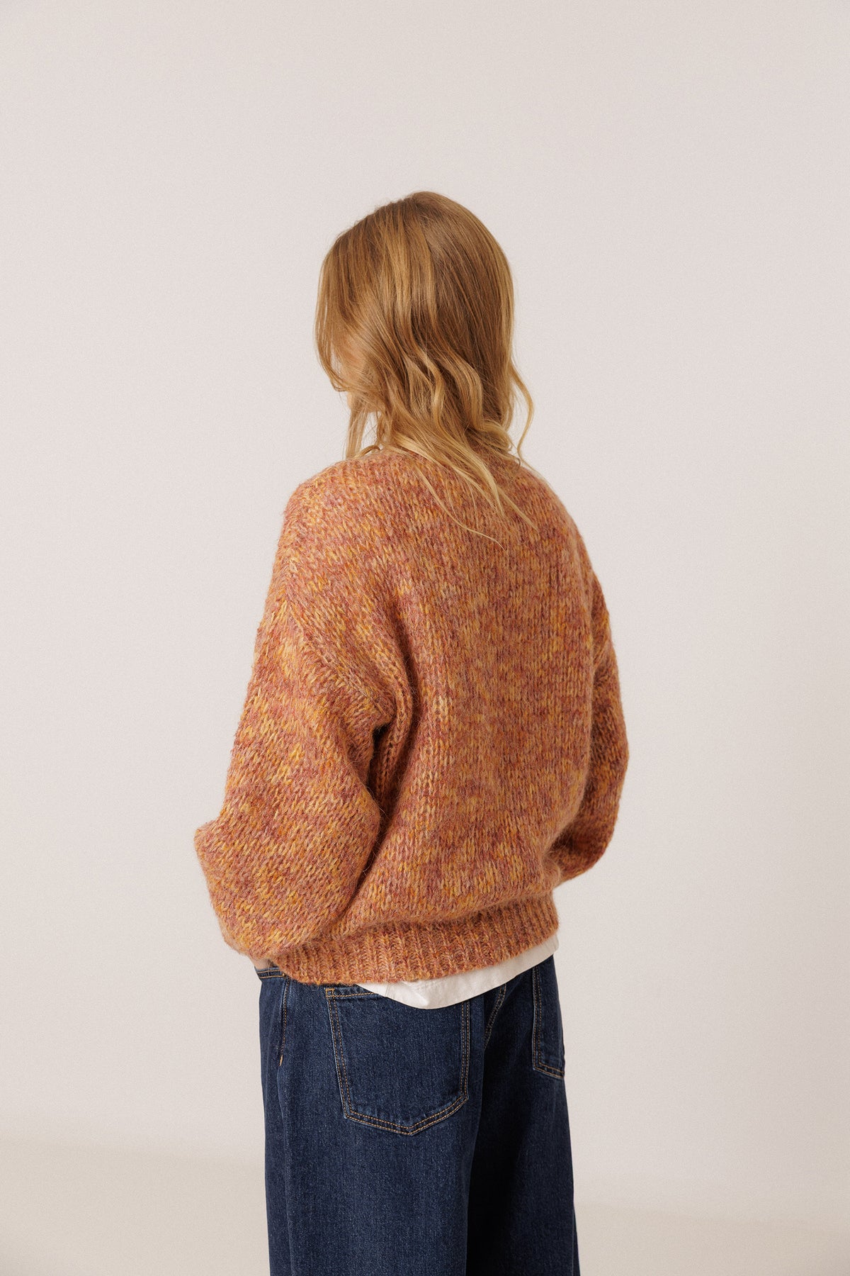 DECORATIVE MELANGE SWEATER