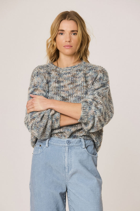 DECORATIVE MELANGE SWEATER 2
