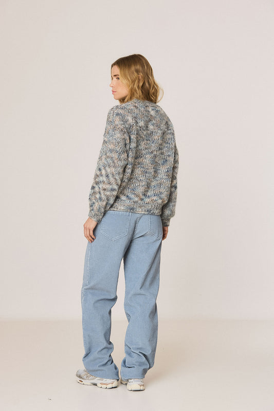 DECORATIVE MELANGE SWEATER 4