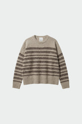 JACQUARD STRIPED PULLOVER
