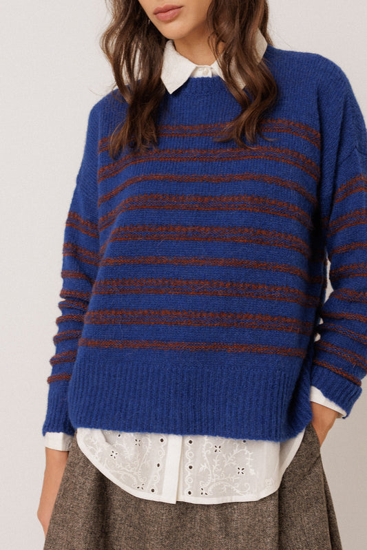 JACQUARD STRIPED PULLOVER 2