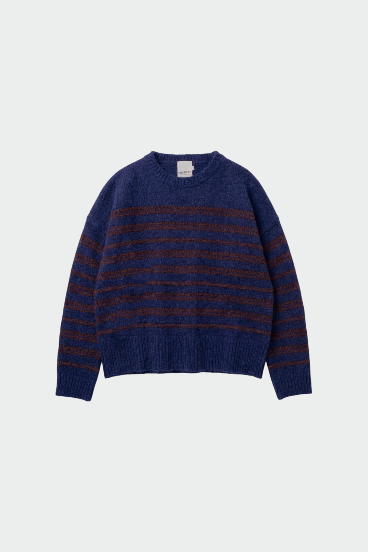 JACQUARD STRIPED PULLOVER