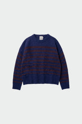 JACQUARD STRIPED PULLOVER