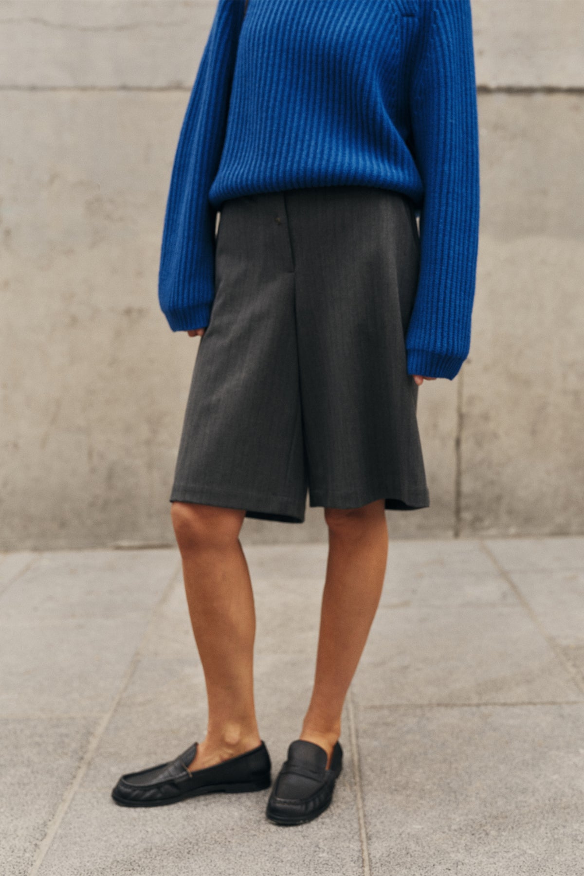 CASHMERE BLEND WOOL SWEATER