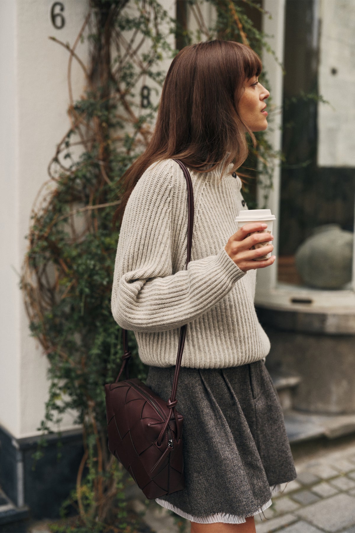 CASHMERE BLEND WOOL SWEATER
