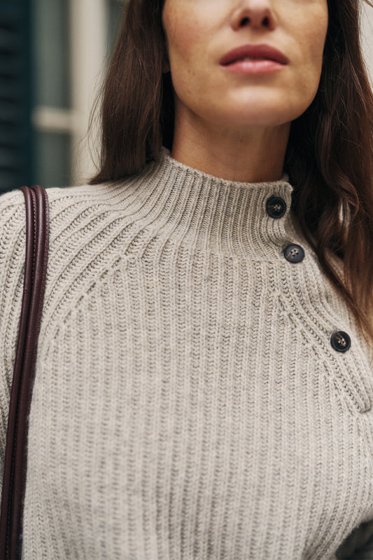 CASHMERE BLEND WOOL SWEATER 3
