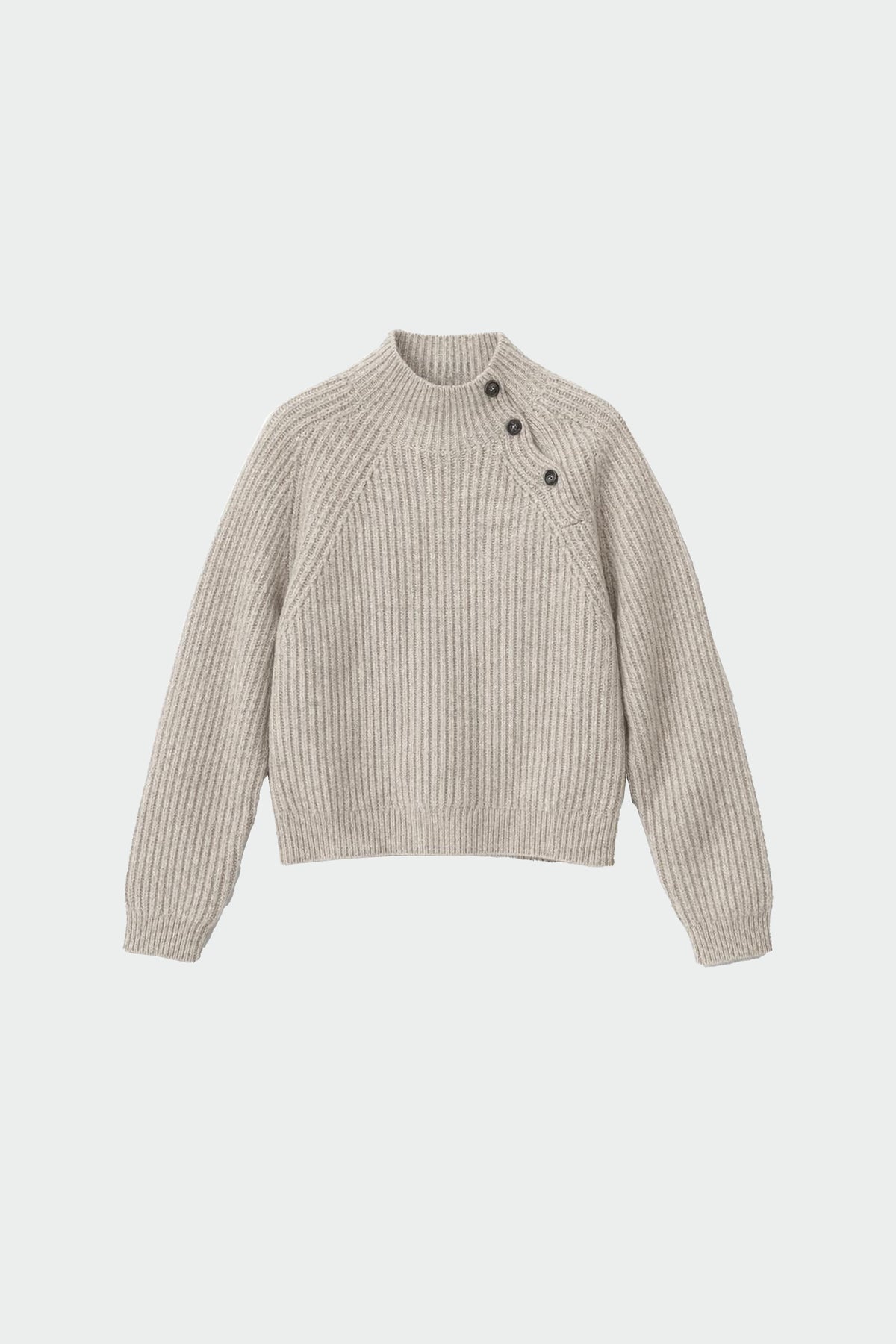 CASHMERE BLEND WOOL SWEATER