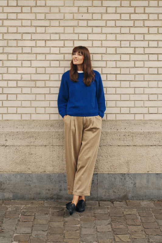 CASHMERE BALLOON-SLEEVE SWEATER 2