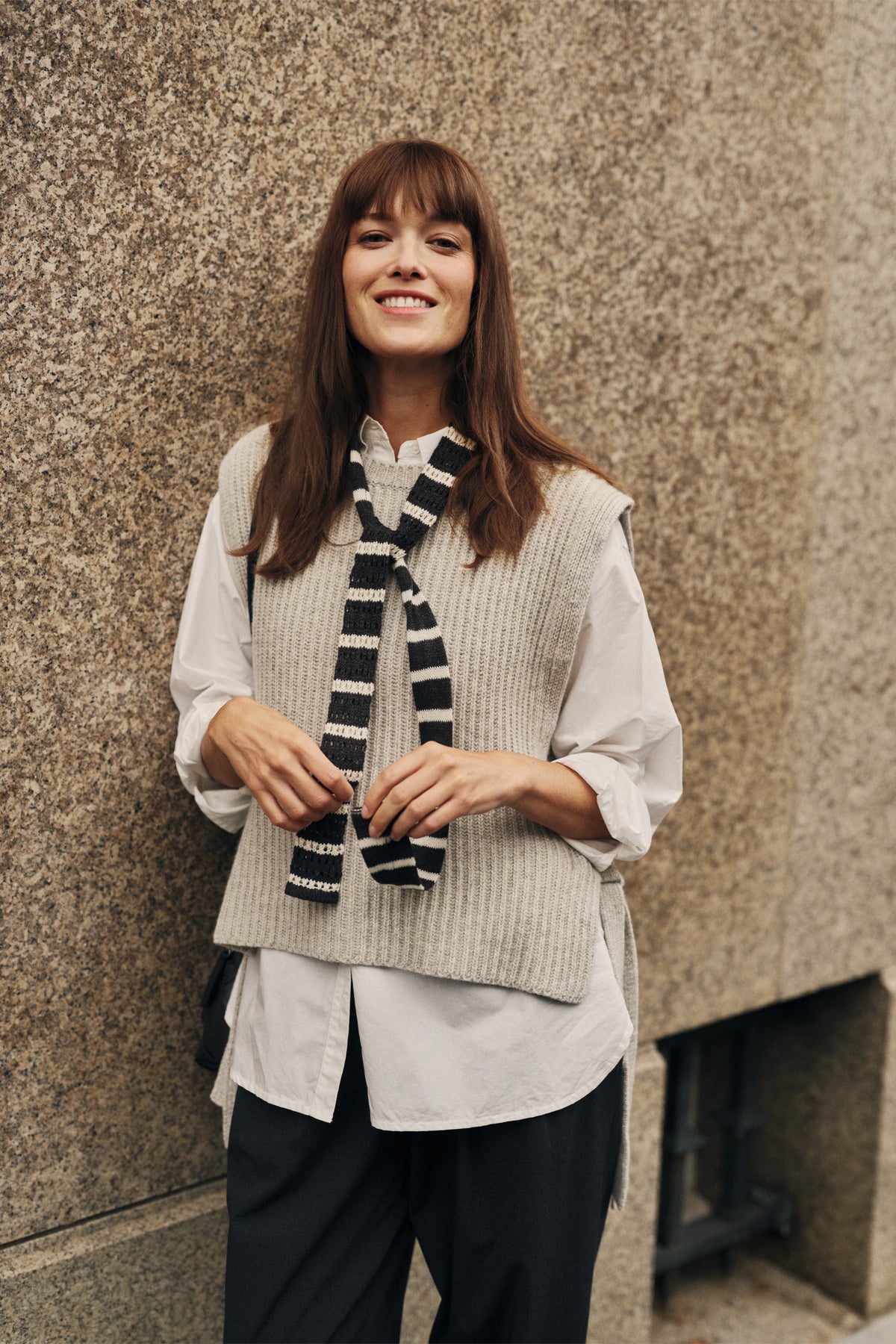 CASHMERE SIDE-TIE VEST