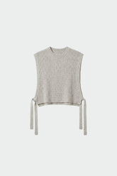 CASHMERE SIDE-TIE VEST