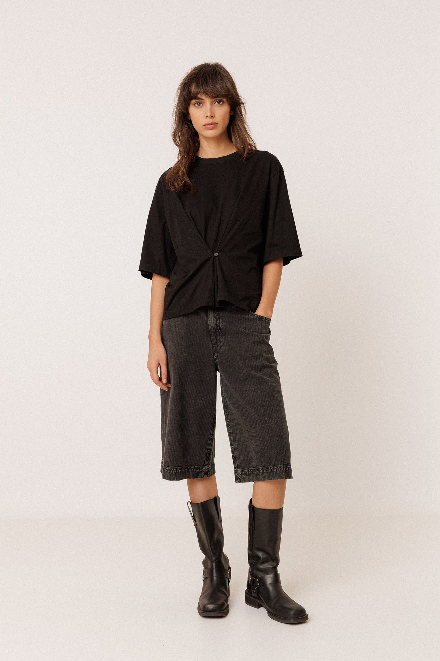 ADJUSTABLE COTTON T-SHIRT