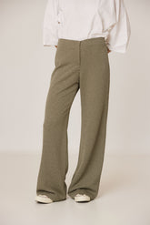 DOUBLE-KNIT JACQUARD PANTS