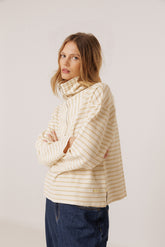 TERRYCLOTH SAILOR SWEATSHIRT