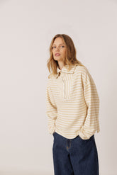 TERRYCLOTH SAILOR SWEATSHIRT
