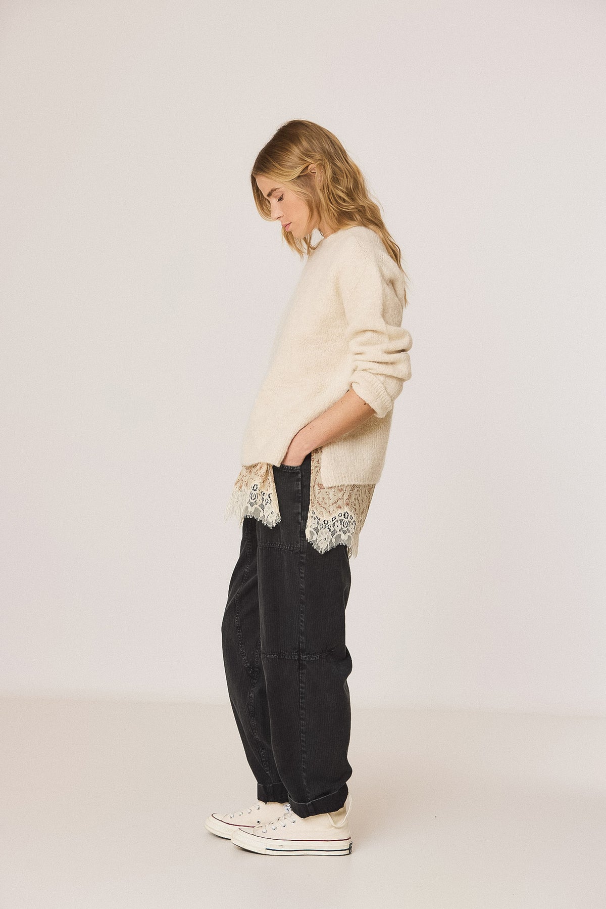 SWEATER WITH MOHAIR