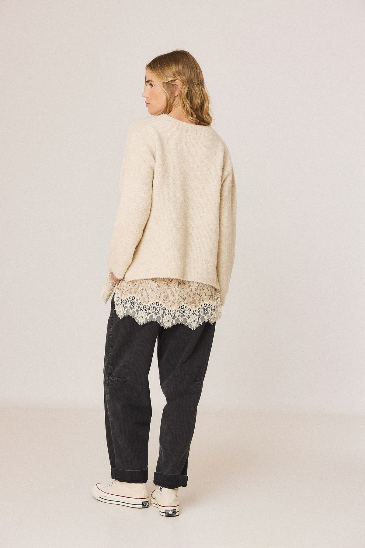 SWEATER WITH MOHAIR