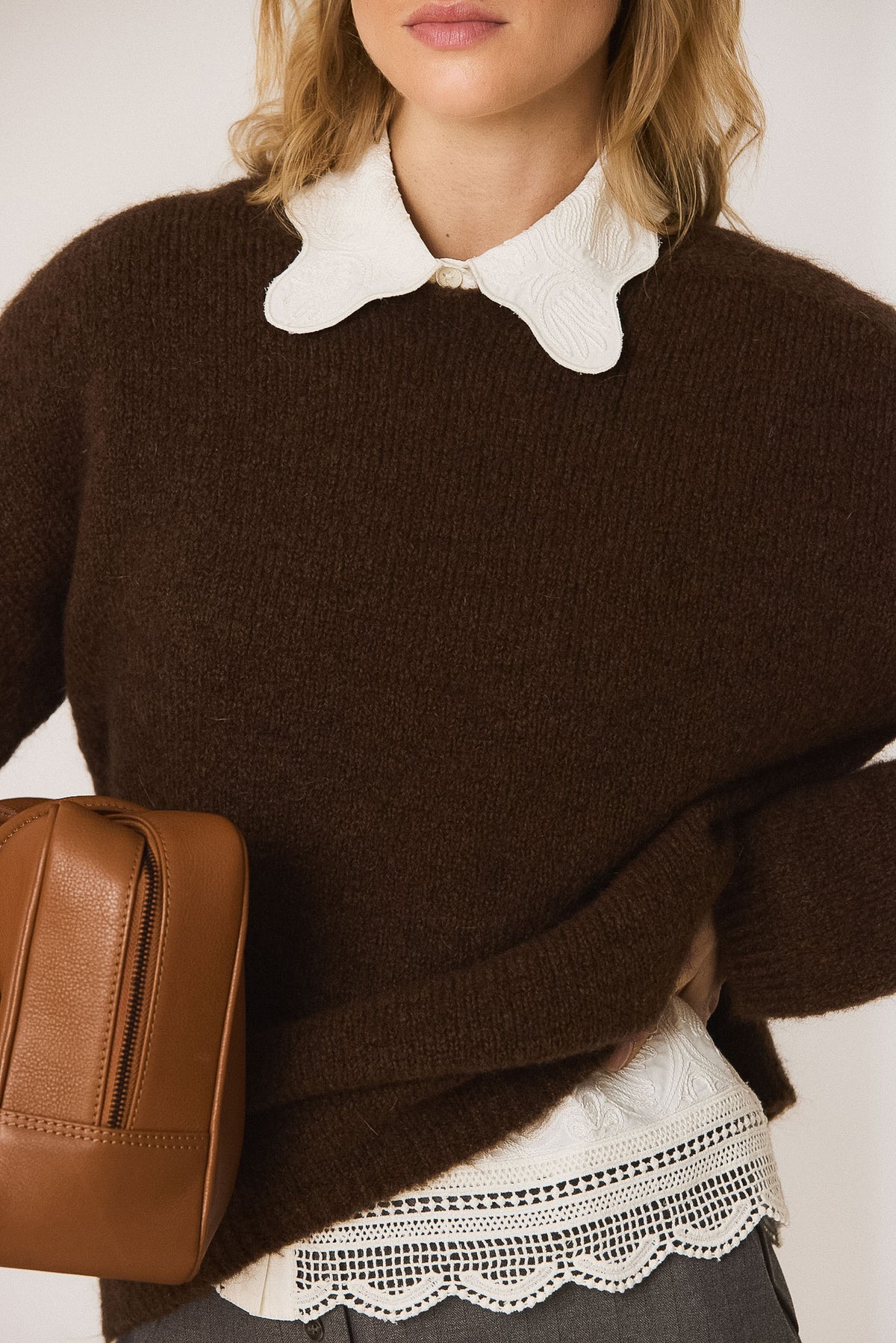 SWEATER WITH MOHAIR