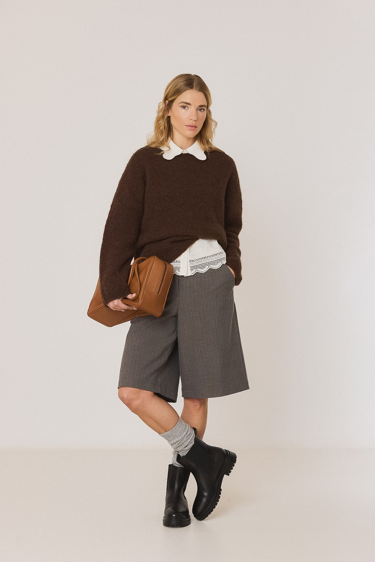 SWEATER WITH MOHAIR