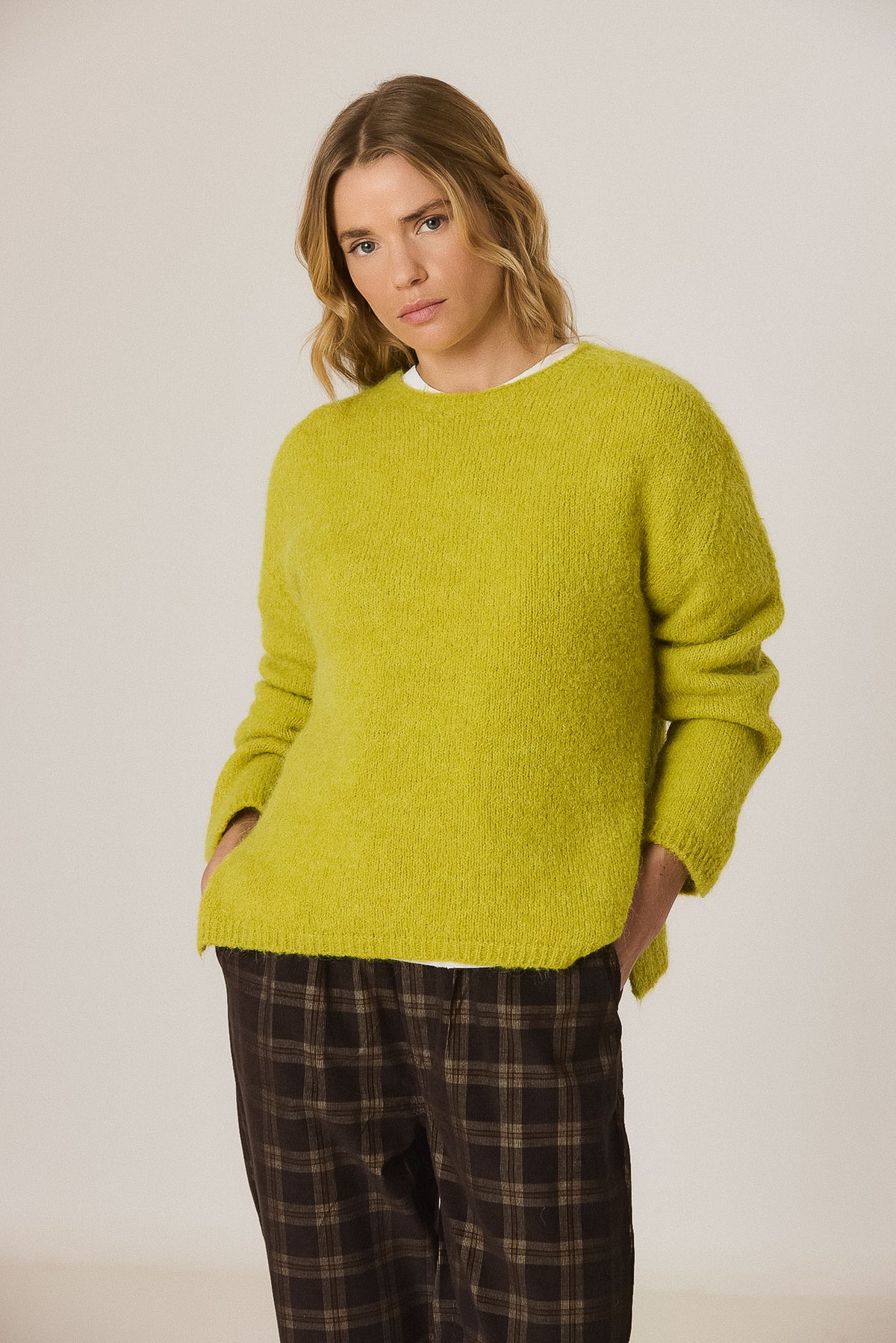 SWEATER WITH MOHAIR