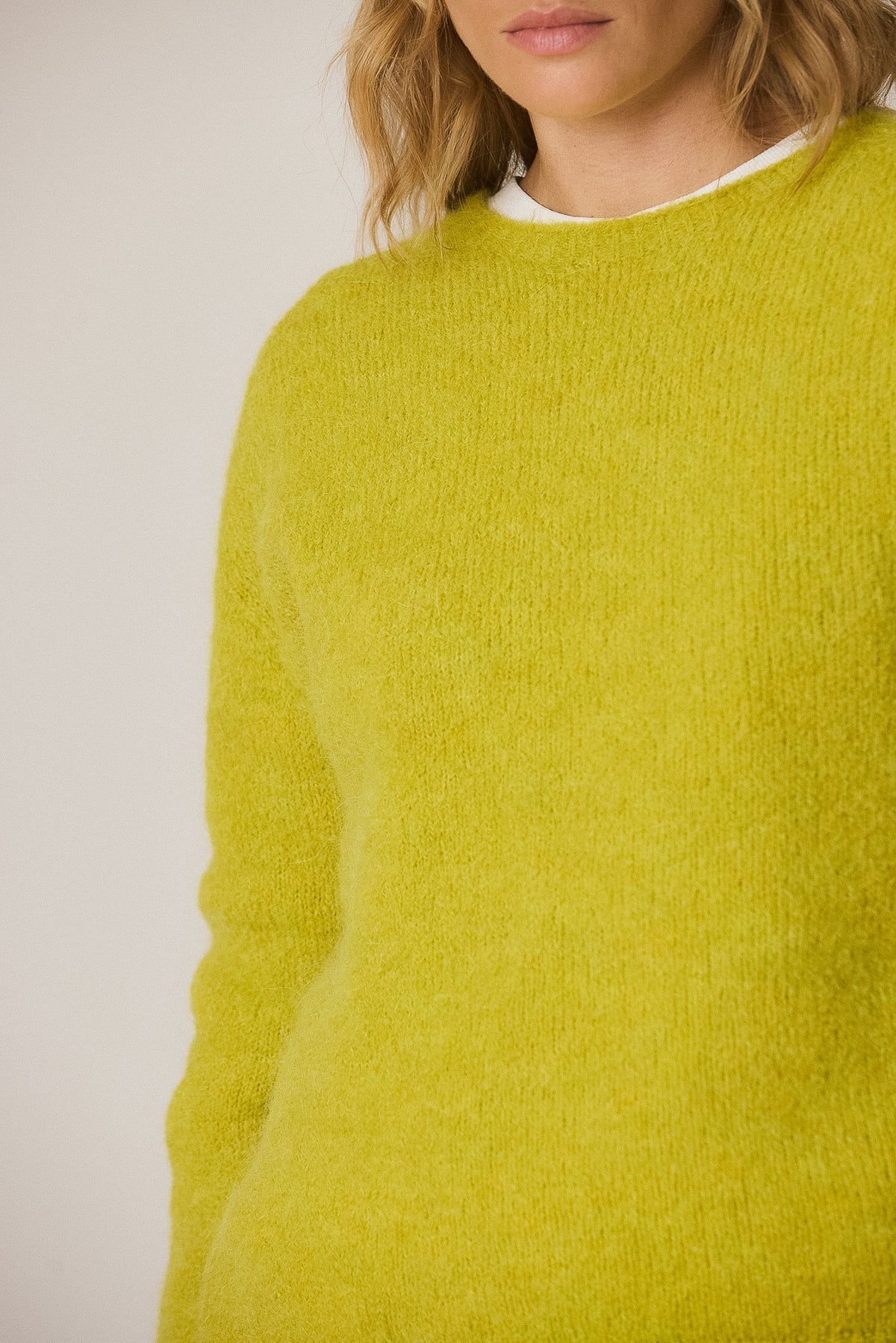 SWEATER WITH MOHAIR