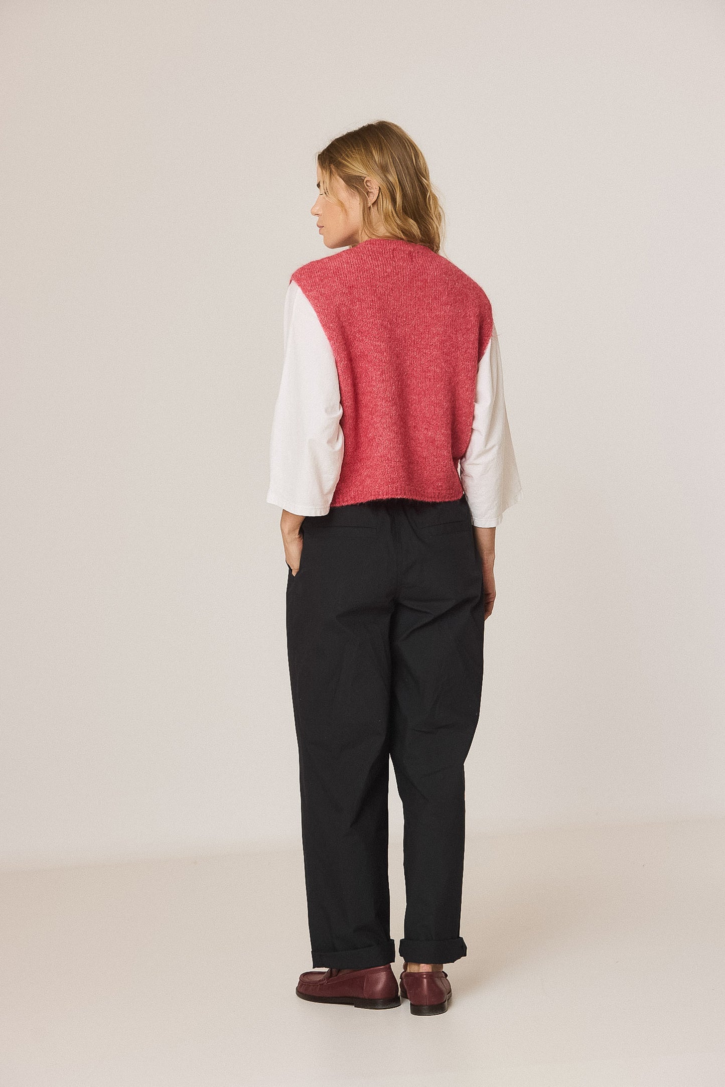 BOXY VEST WITH MOHAIR