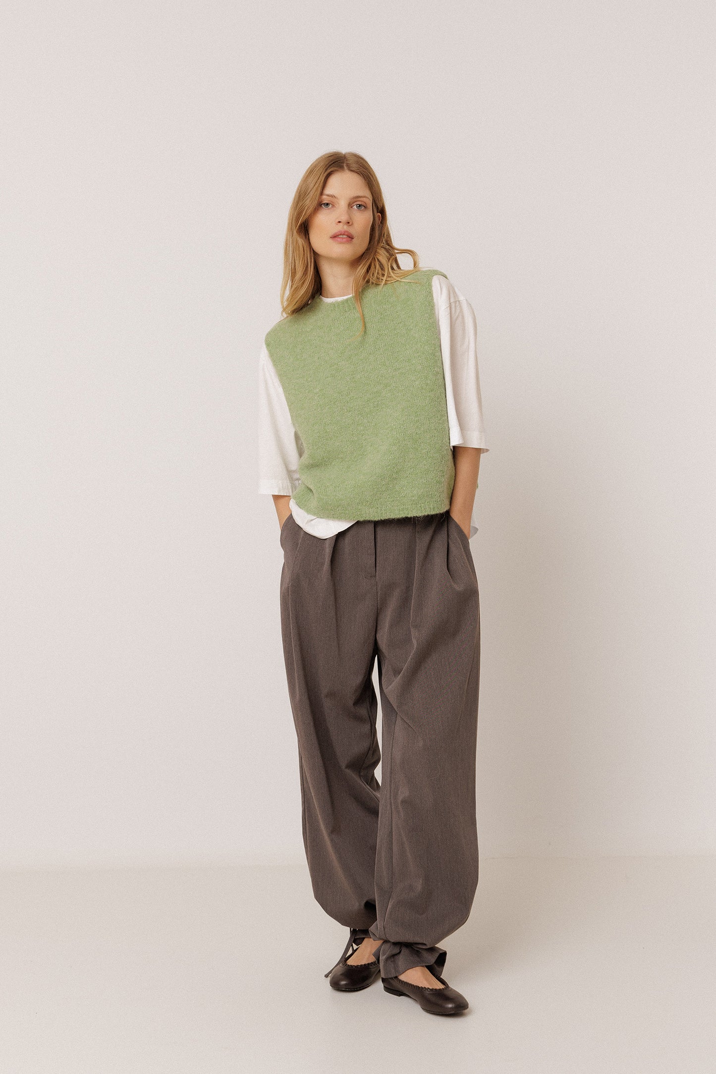 BOXY VEST WITH MOHAIR