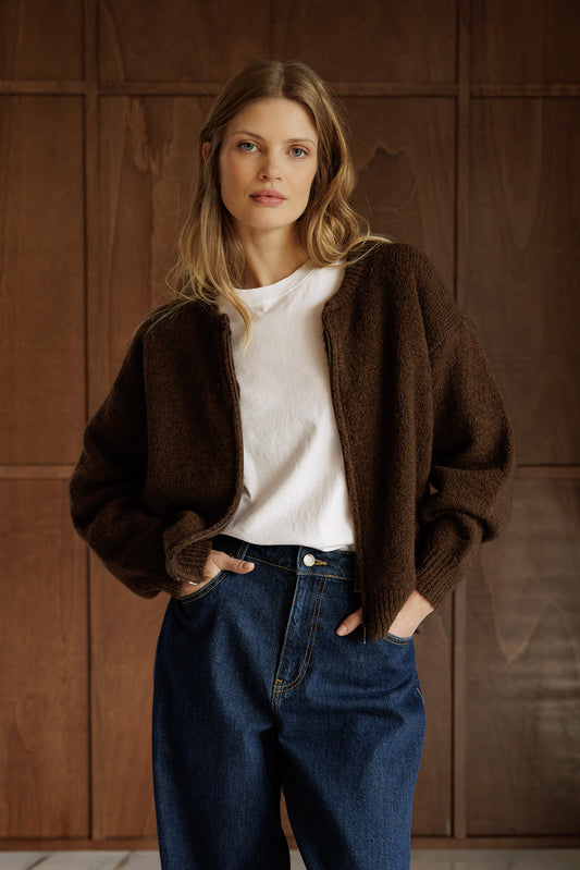 BOMBER-STYLE JACKET WITH MOHAIR 2