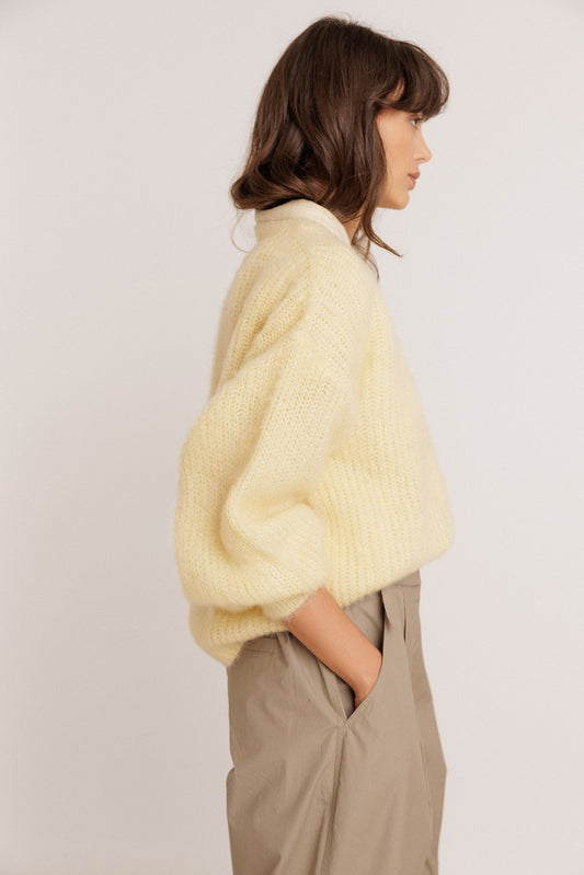 BRUSHED-EFFECT MOHAIR SWEATER 3