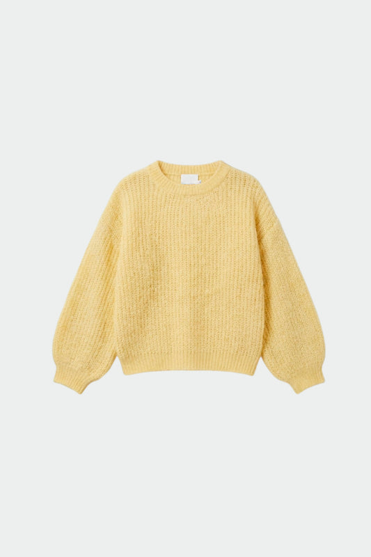 BRUSHED-EFFECT MOHAIR SWEATER 6