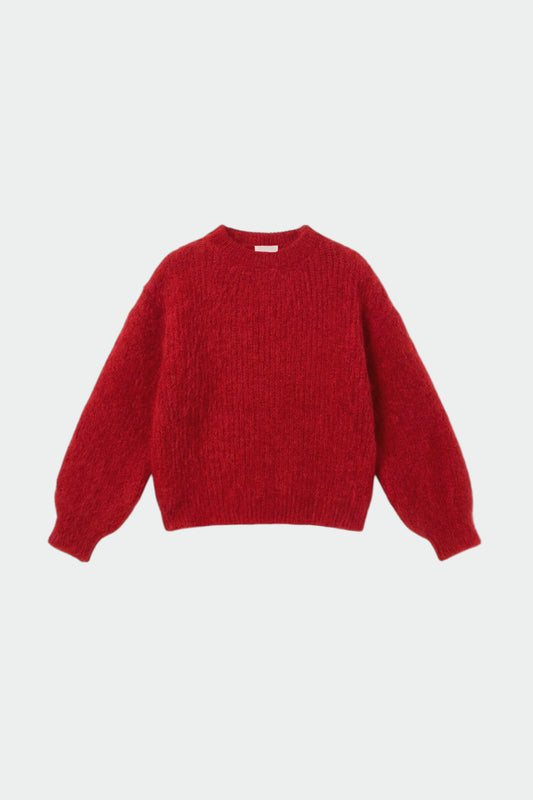 BRUSHED-EFFECT MOHAIR SWEATER 5