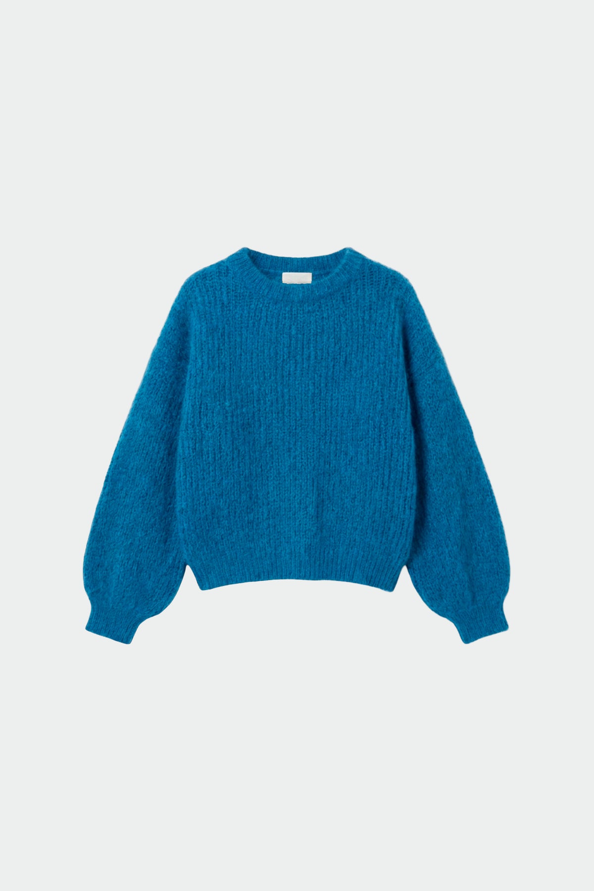 BRUSHED-EFFECT MOHAIR SWEATER
