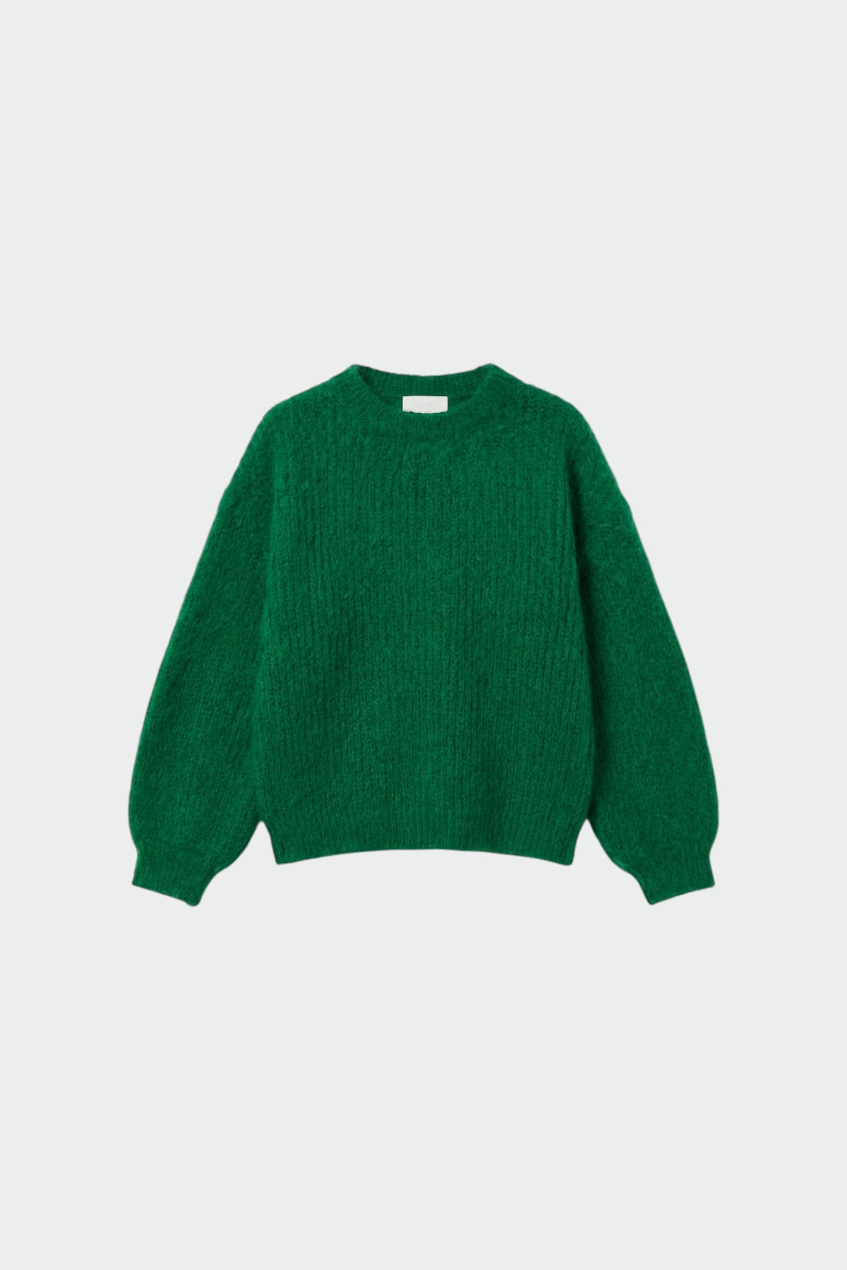 BRUSHED-EFFECT MOHAIR SWEATER