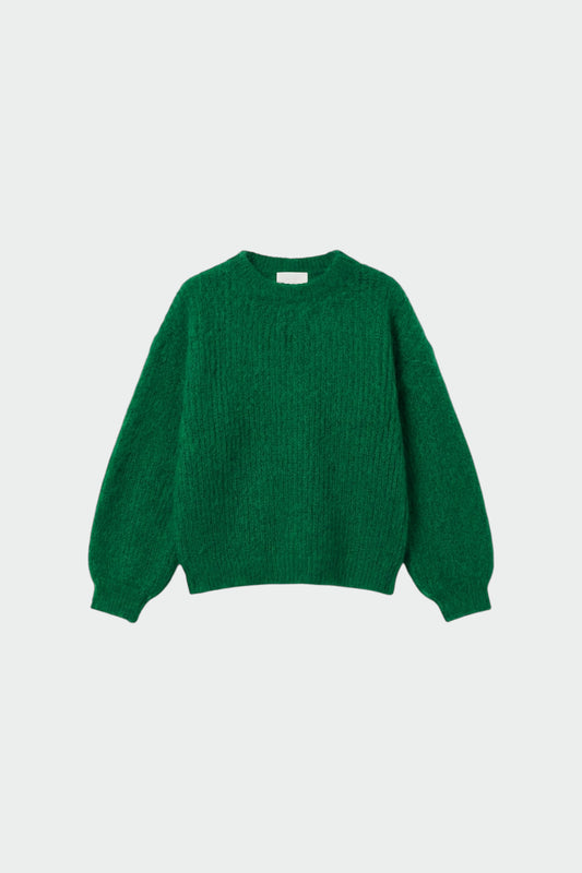 BRUSHED-EFFECT MOHAIR SWEATER 6