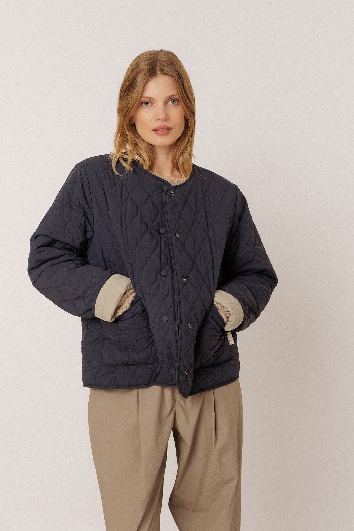 REVERSIBLE QUILTED COAT