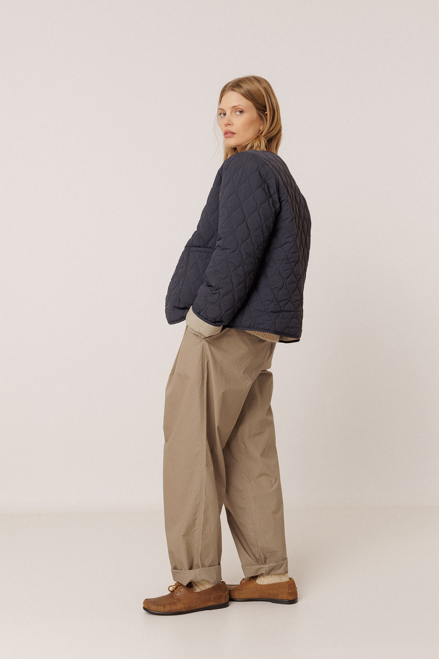 REVERSIBLE QUILTED COAT