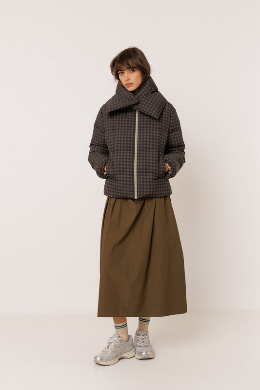 SHORT PRINTED DOWN JACKET 1