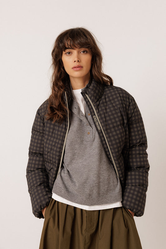 SHORT PRINTED DOWN JACKET 5
