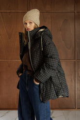 MULTIFUNCTION PRINTED DOWN JACKET