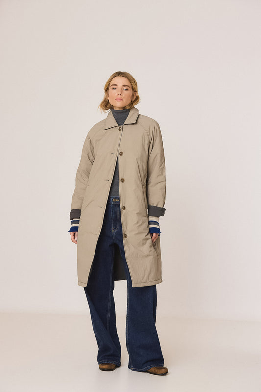 REVERSIBLE QUILTED TRENCH COAT 1