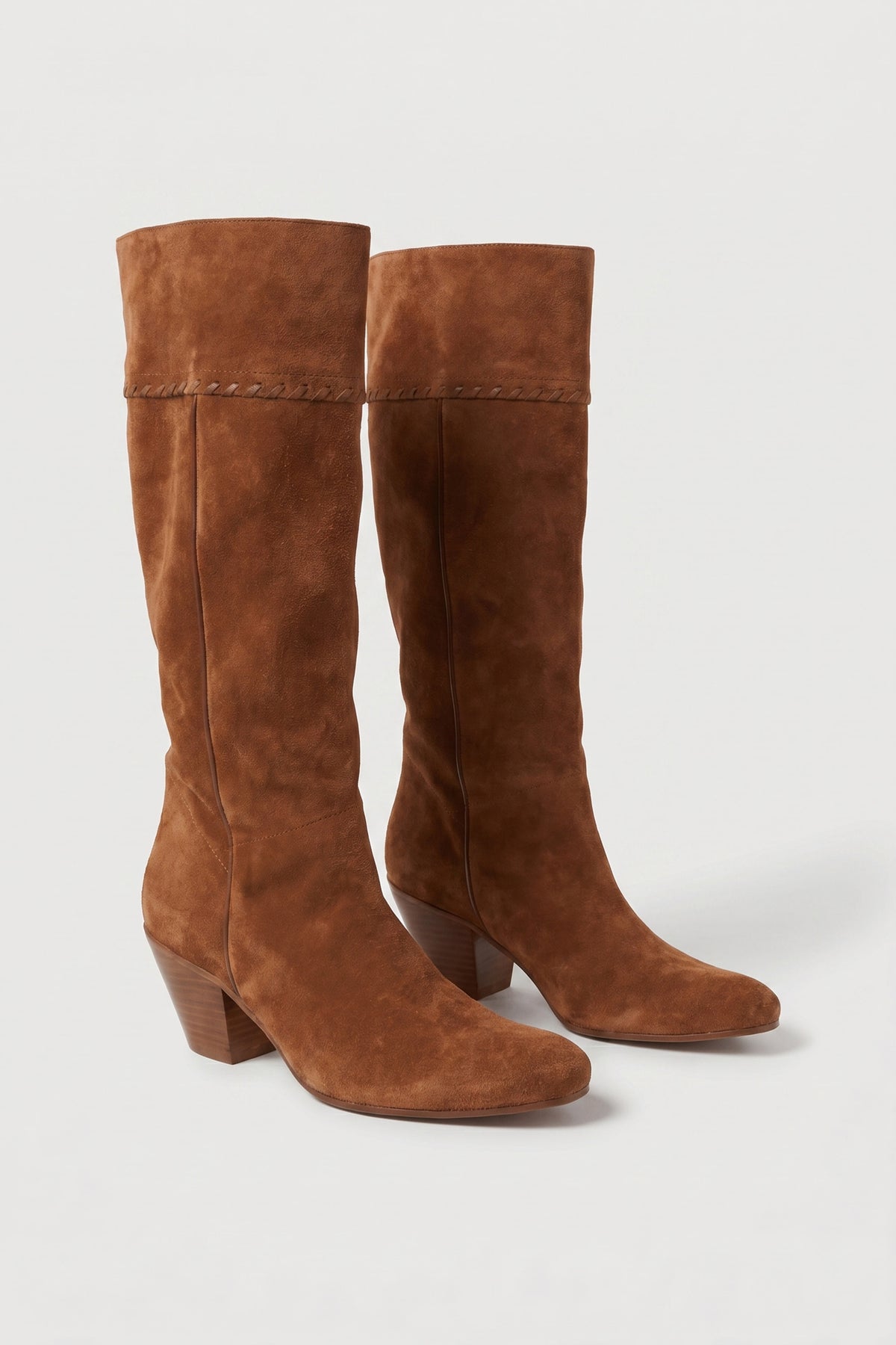 SUEDE KNEE-HIGH BOOTS