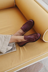 PERFORATED LEATHER LOAFERS