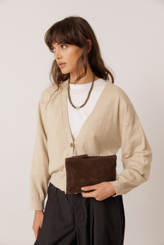 SPLIT-SUEDE TOILETRY BAG 1