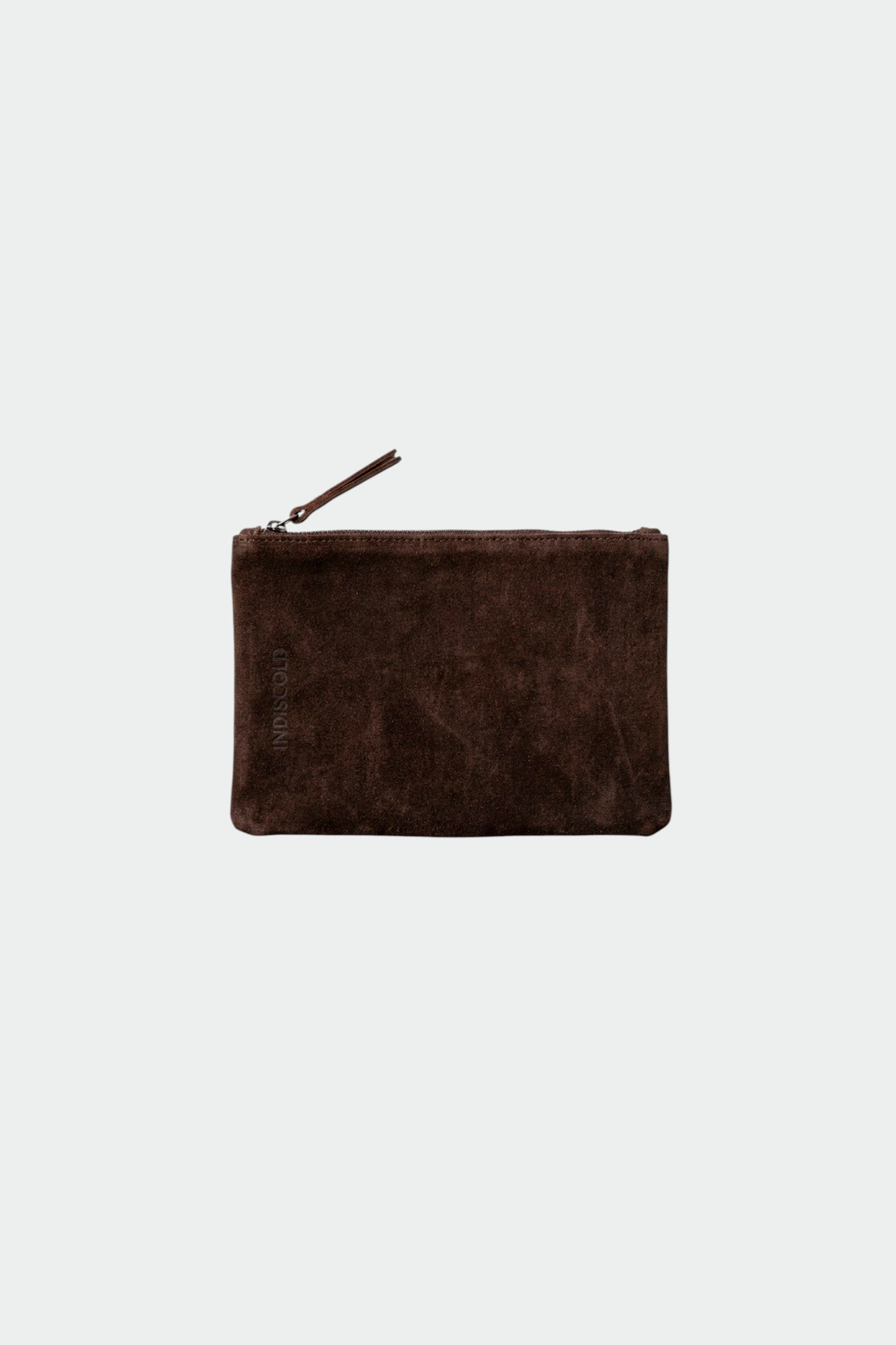SPLIT-SUEDE TOILETRY BAG