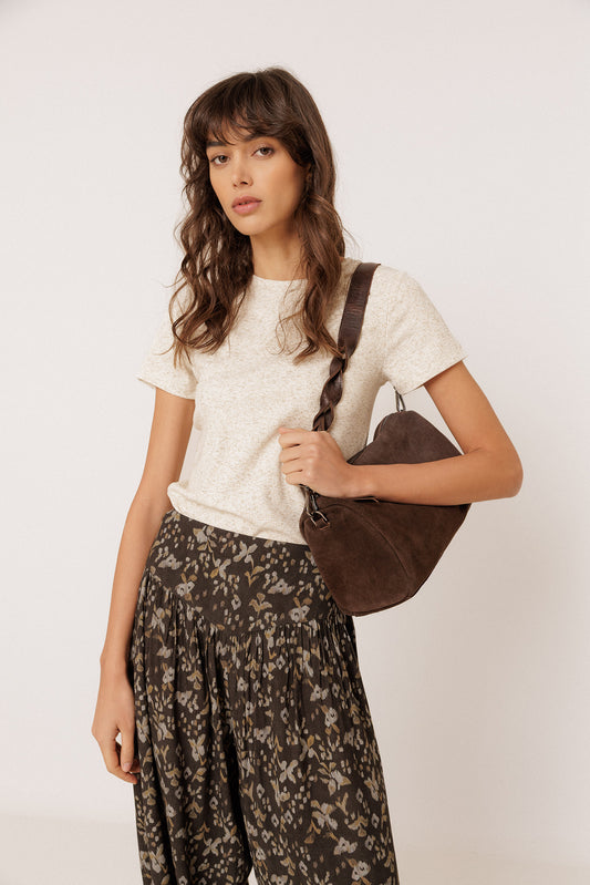SPLIT-SUEDE SHOULDER BAG 2