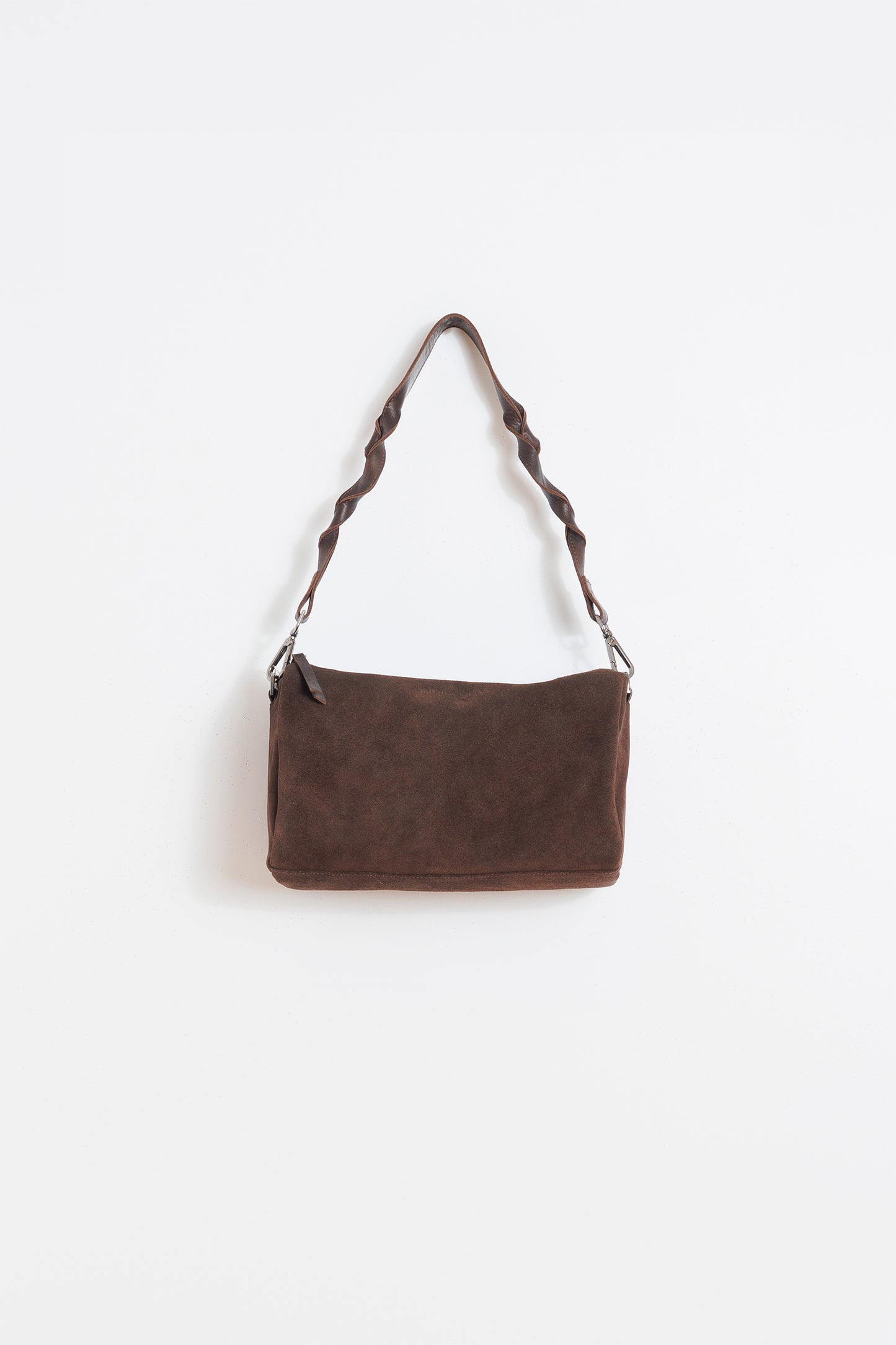 SPLIT-SUEDE SHOULDER BAG