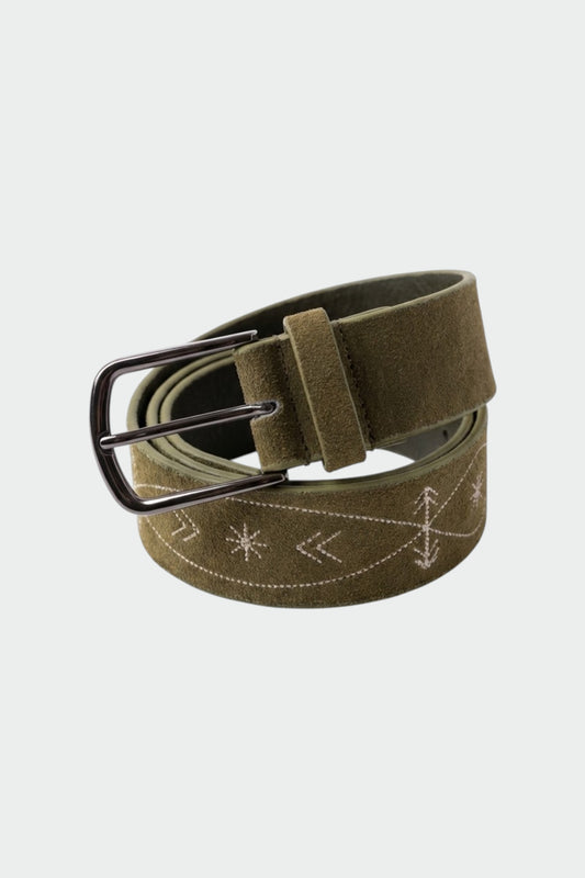 EMBROIDERED LEATHER BELT 4